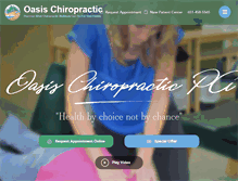 Tablet Screenshot of cottagegrovechiro.com